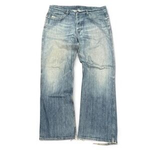 Y2K Diesel Ravix Faded Distressed Relaxed Bootcut Jeans